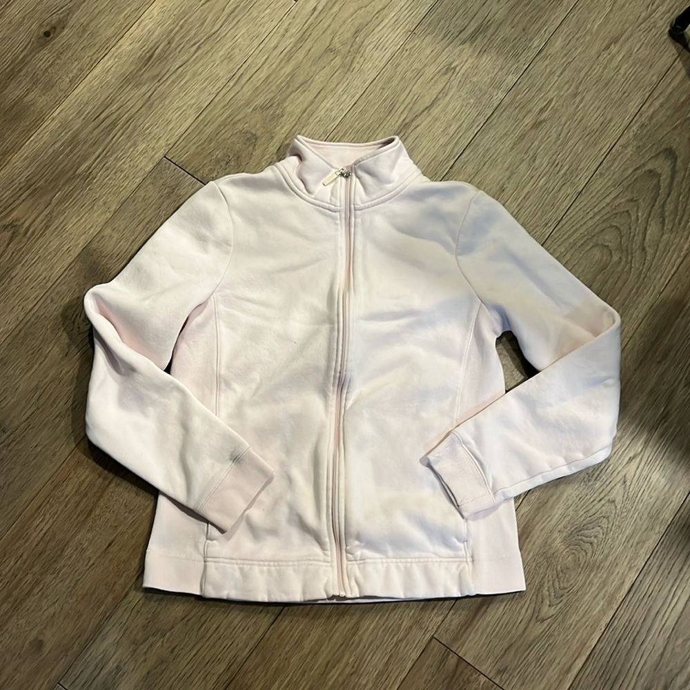 Izod | Pink Full Zip Sweatshirt, Size Small